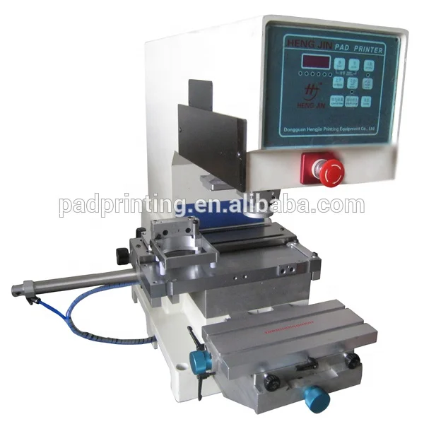 HP-125EY Pneumatic desktop semi-automatic printer single color ink cup and ink tray pad printing machine