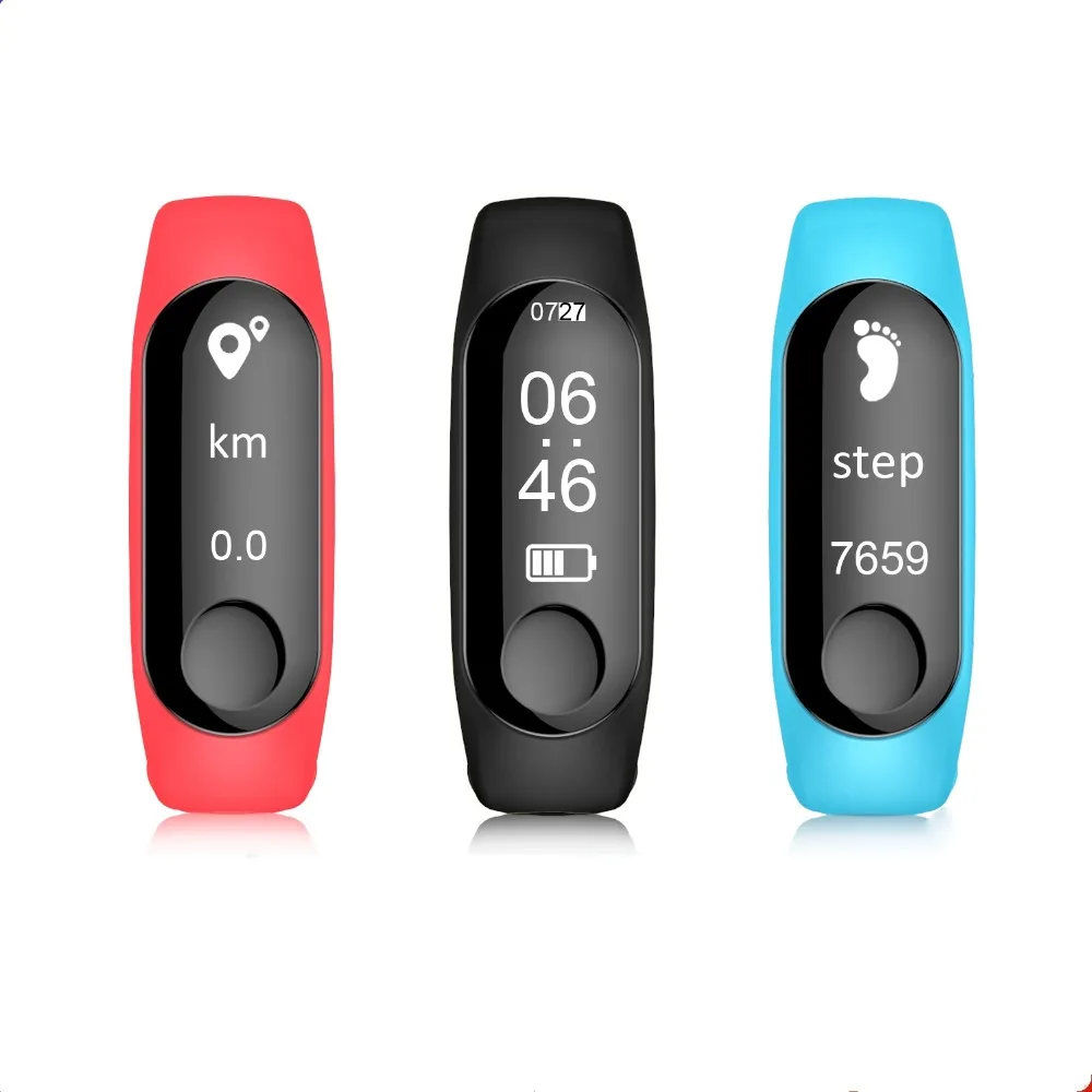 New products M3 m2 smart band / smart bracelet / smart fitness band online shopping free shipping