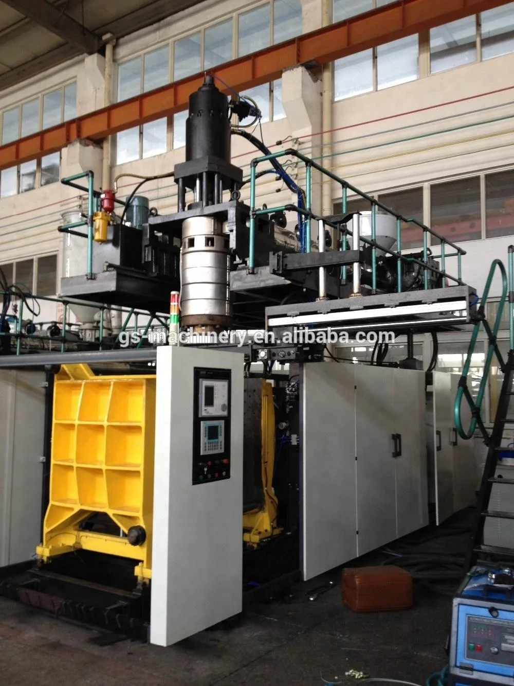 
plastic 5 gallon PC water bottle or tank extrusion blow molding machine 