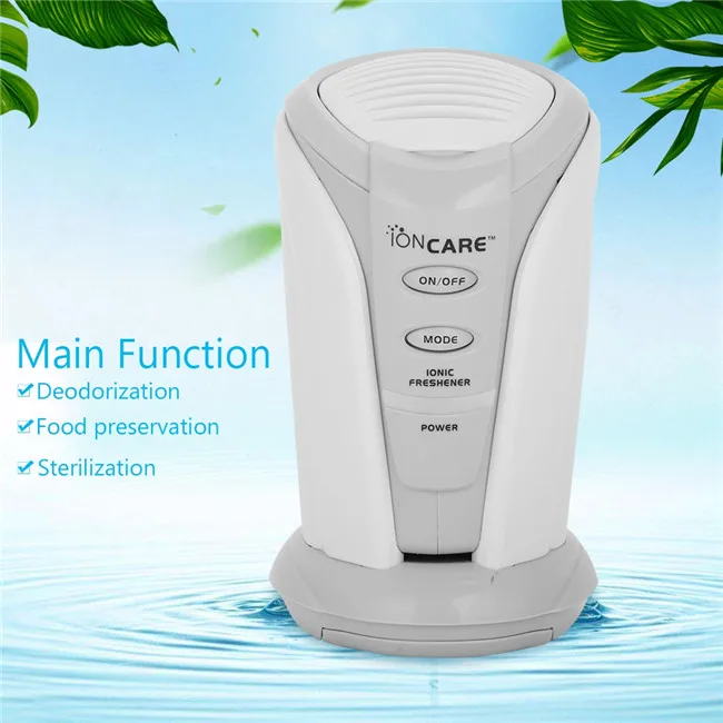 
Portable Ozone Generator Refrigerator Deodorizer Sterilizer Food Preservation Air Purifier 