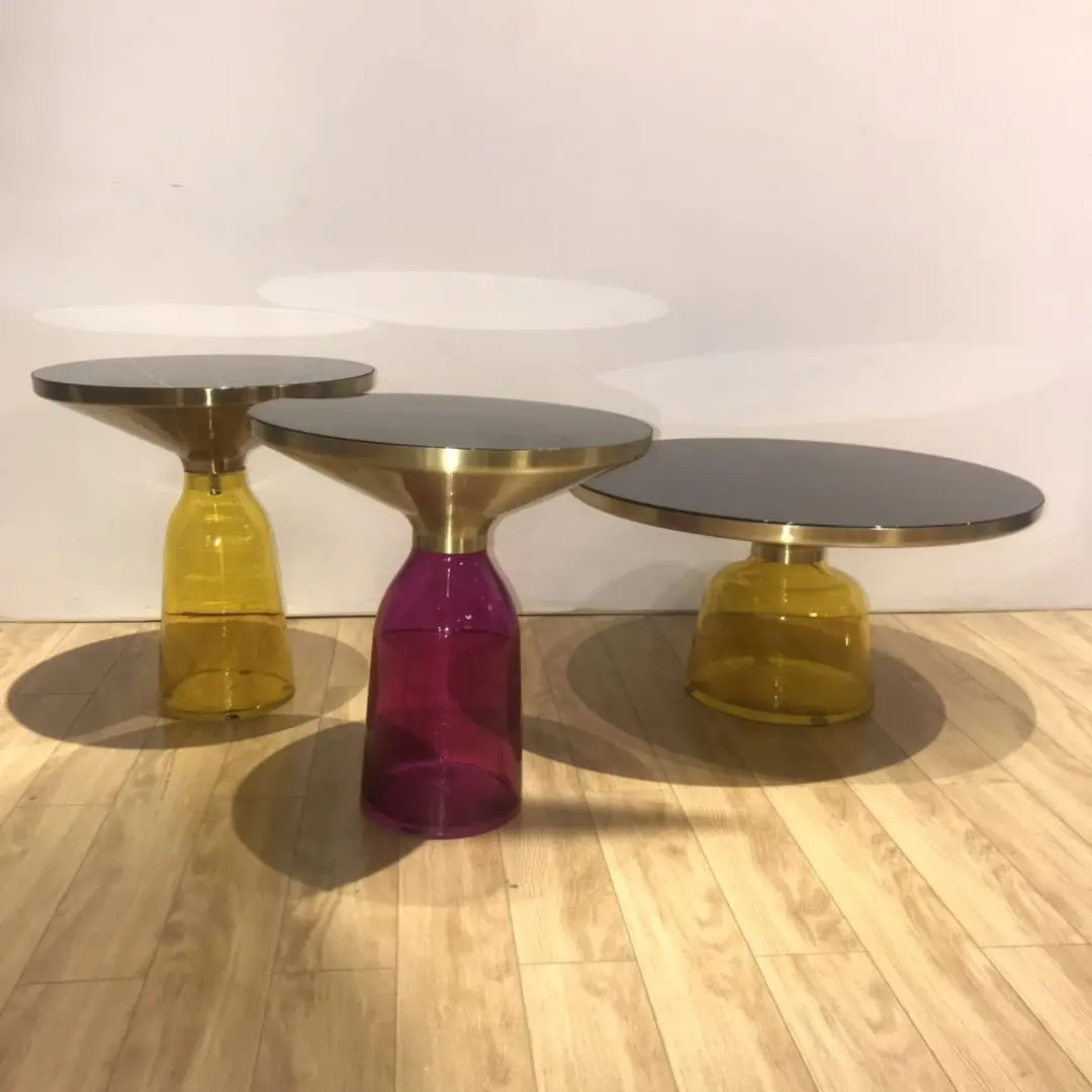 Лидер продаж, оптовая продажа, современный модный стеклянный журнальный столик под заказ высшего качества