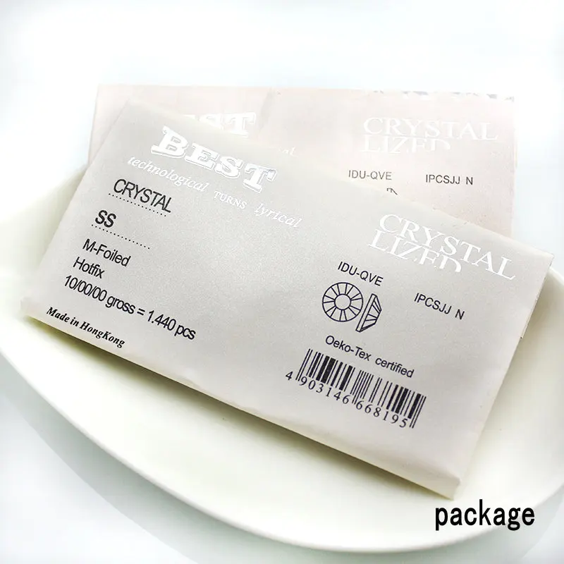 SS16 Crystal AB Colors Flat Back Silver Base Round Rhinestone for Garment Accessories Decoration