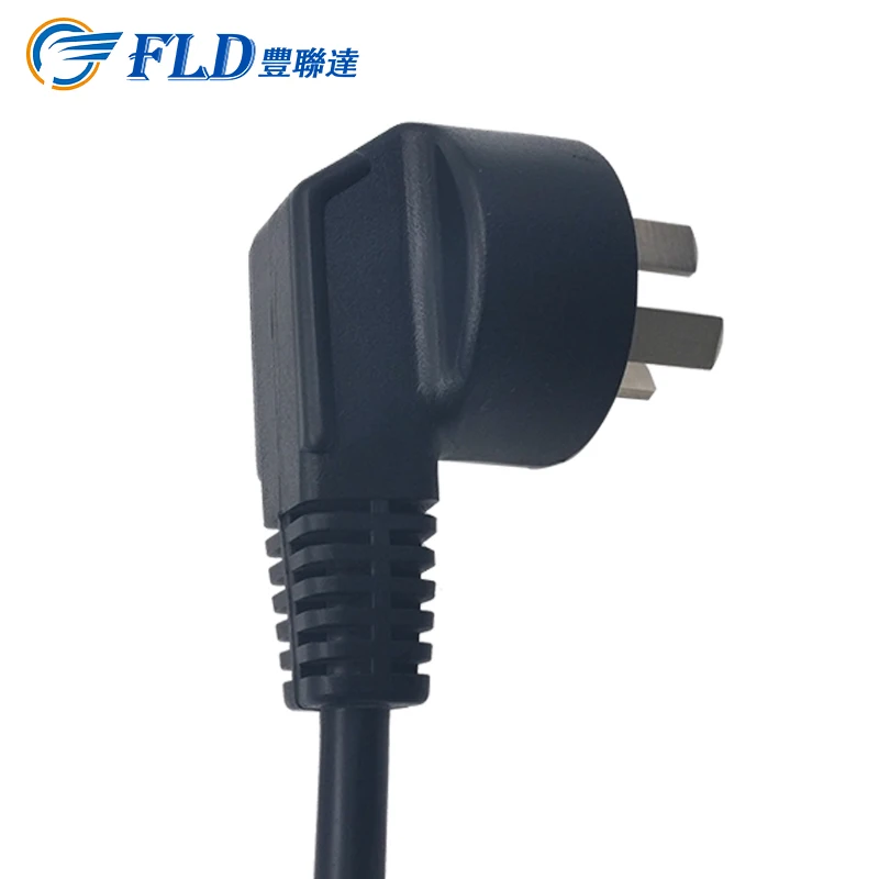 Chinese standard CCC 16A/10A 250V electric plug 3 core electric cable in stock