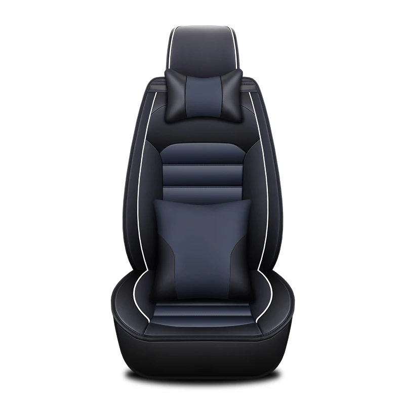 Factory Price Sports Business Style Plain Pattern PU Leather Car Seat Cover