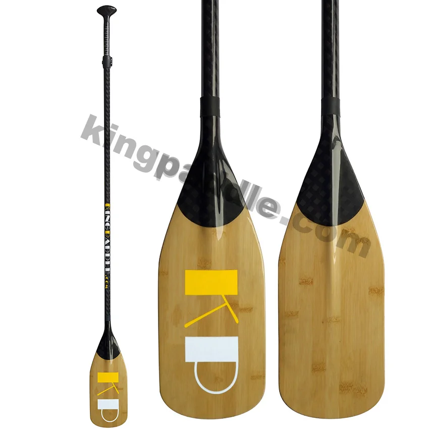 SUP Paddle Manufacturer, High Quality Carbon Fiber Bamboo SUP Paddle