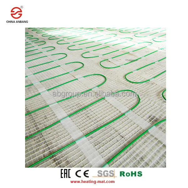 Electric Twin Conductor Heating Cable Mat For Hydronic Radiant Floor Heating with CE,RoHS,SGS,EAC