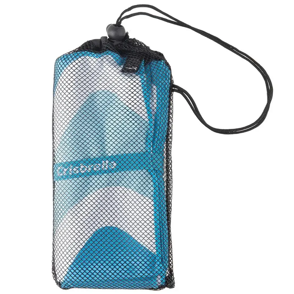 Microfiber lightweight quick dry sports towel beach towel suede towel with hanging loop