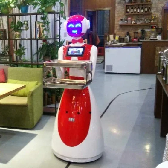 Complete logistics intelligent  restaurant food and  meal delivery  robot