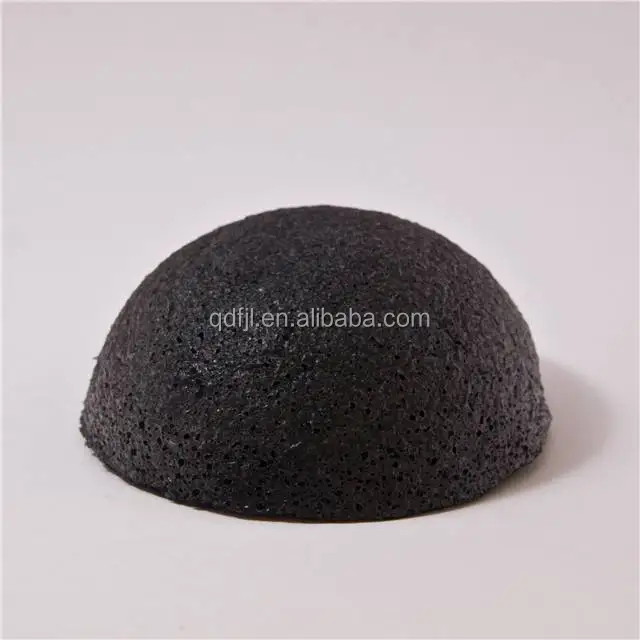 half ball shape natural konjac sponge