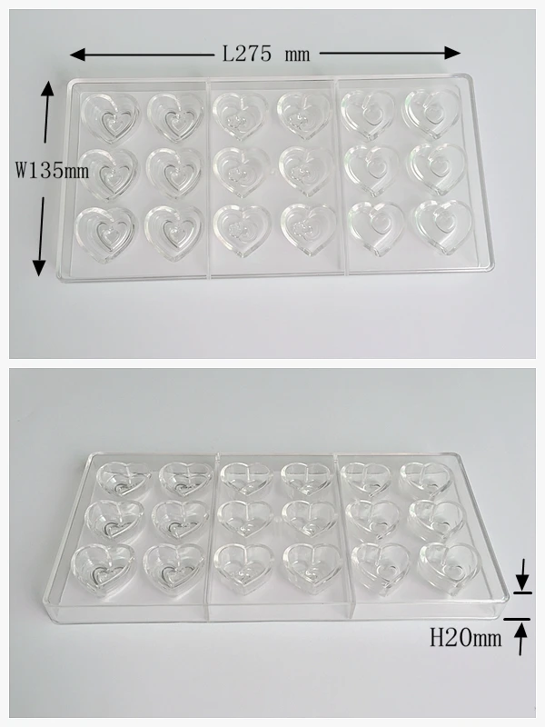 Hot Selling Professional Custom High Quality Polycarbonate Chocolate Mold