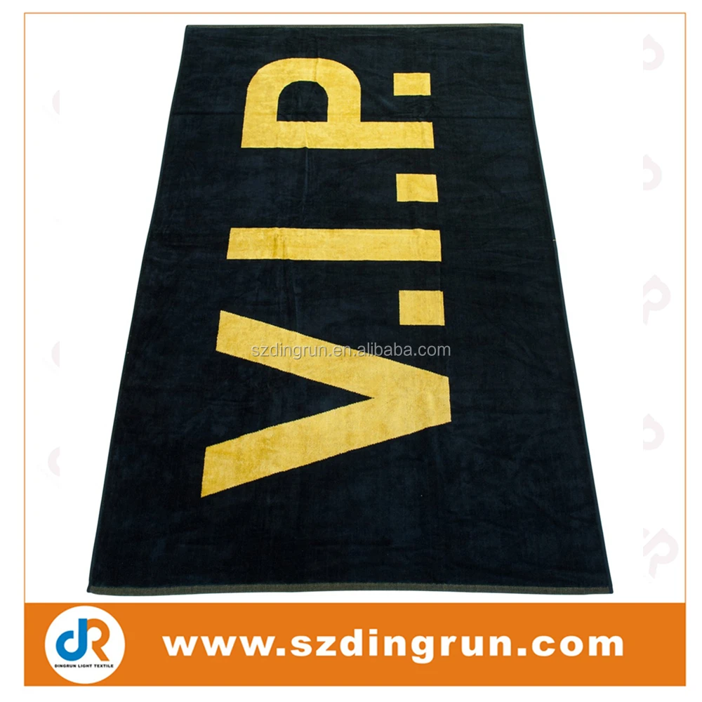  100% хлопковое велюровое пляжное полотенце с принтом