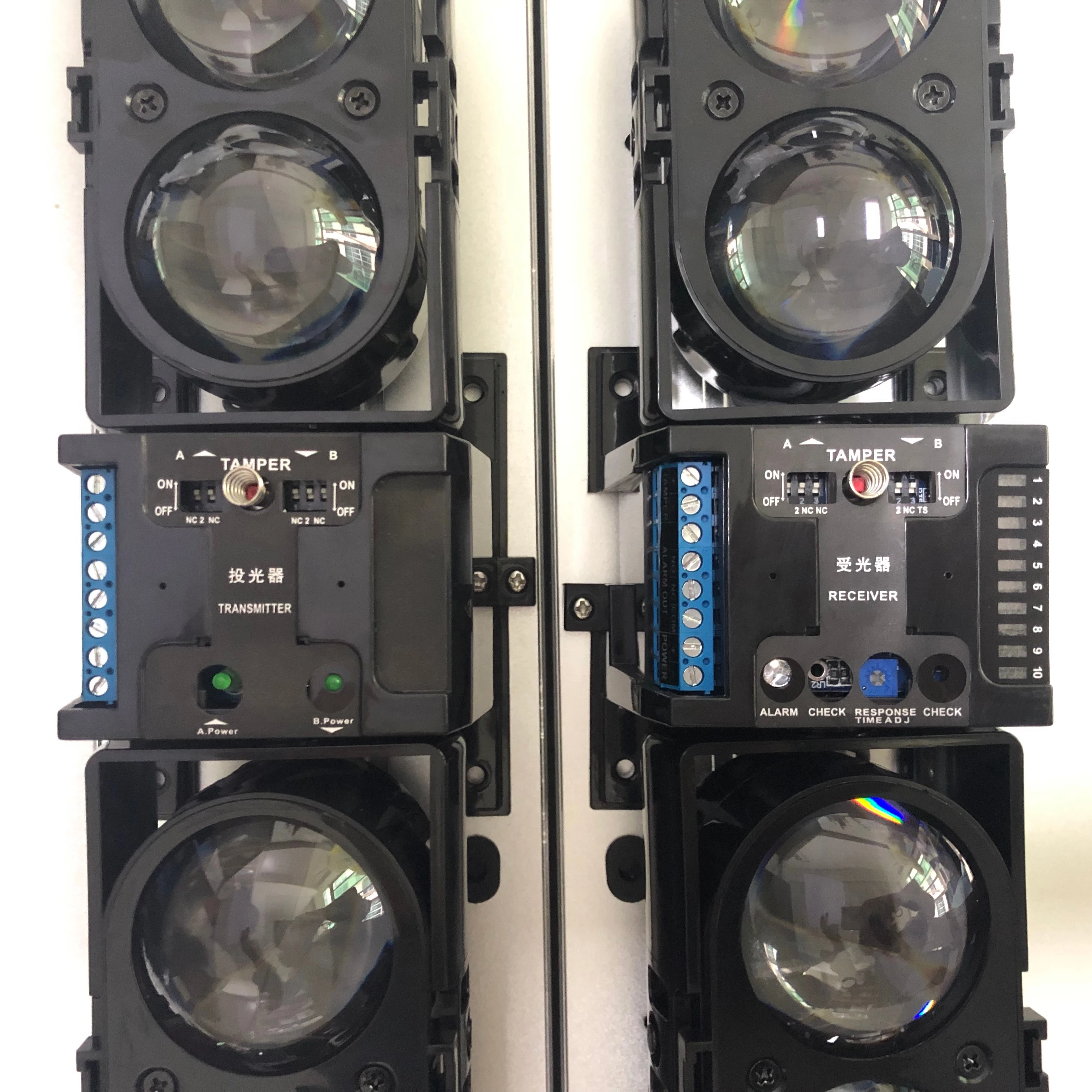 Outdoor Perimeter Security Laser Alarm Beam Sensor 50m to 250m