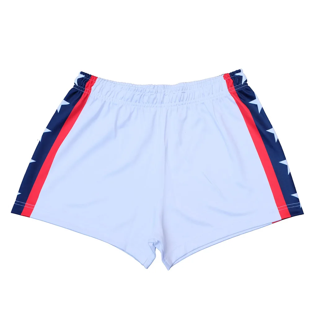 Wholesale high quality rugby kit 4 way stretch fabric custom training rugby shorts