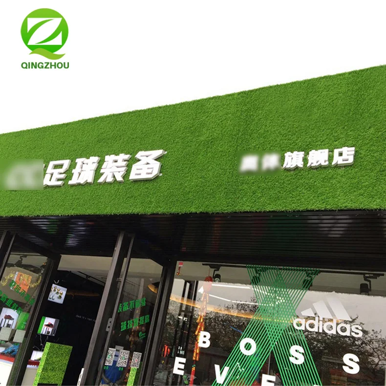 L003-3 Outdoor Decoration Turf Artificial Grass Synthetic Green Color 30mm Artificial Wall Grass