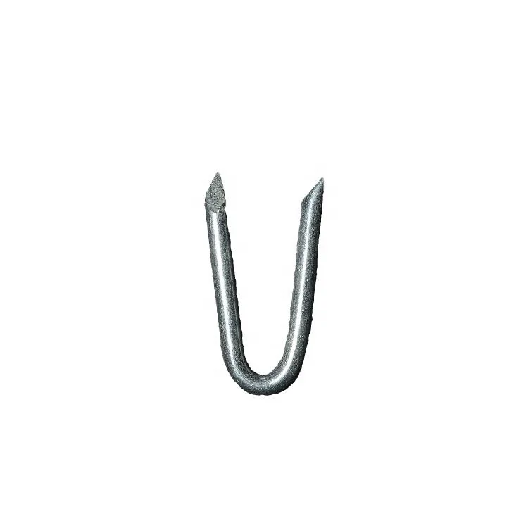 
China Factory Premium Quality U Type Bright Polished Ring Shank Nail 