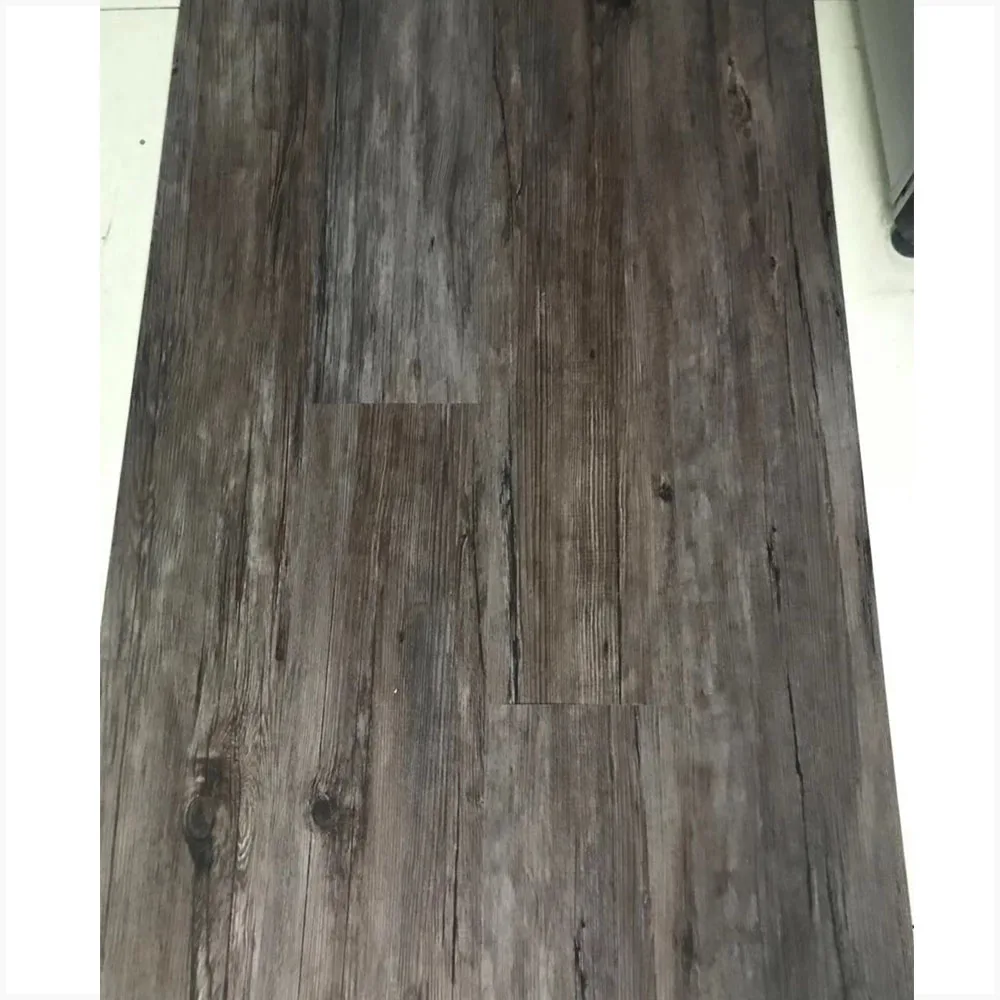 Bathroom Waterproof durable Brown wood  pvc floorings/vinyl planks tiles