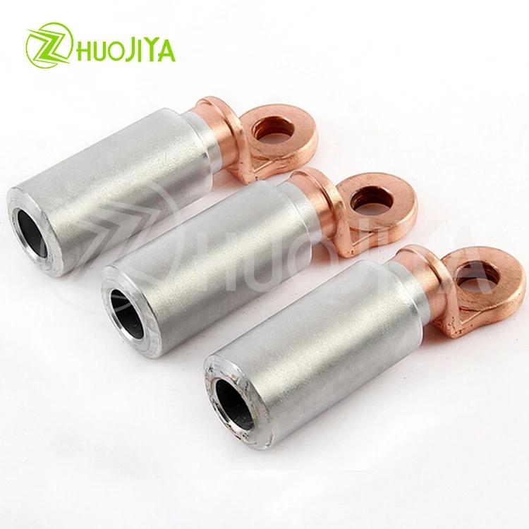 Zhuojiya Low Price Bimetallic Lug And Wire Terminal Lugs /Copper-Aluminum Terminal Connecting