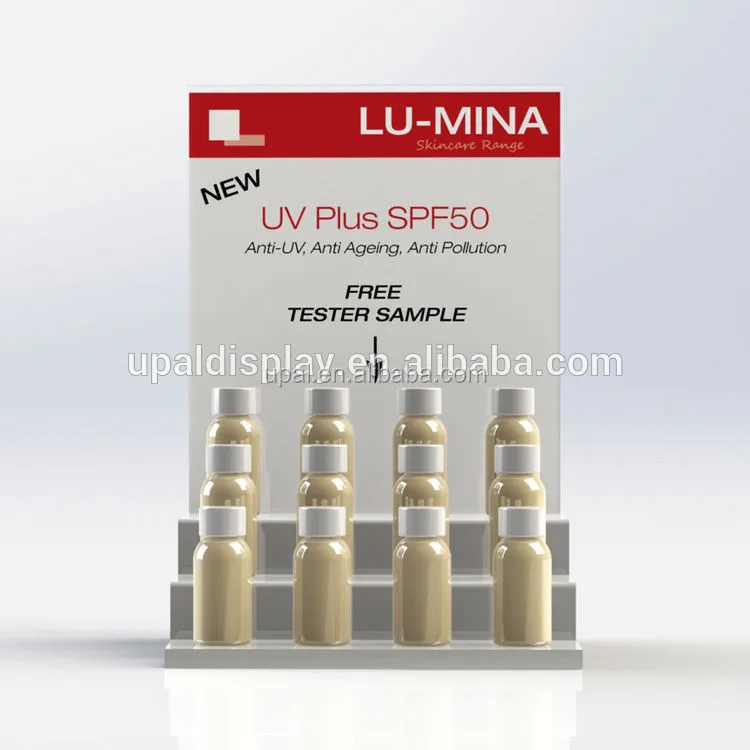 Customized new stylish great quality acrylic perfume bottle display stand