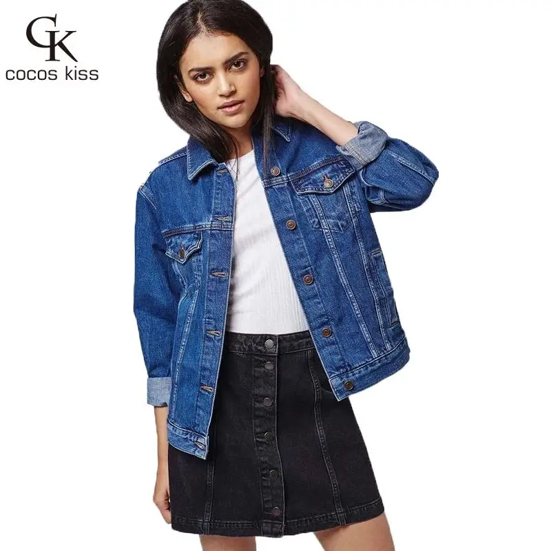 Compra chaquetas de jean para mujer online al por mayor de