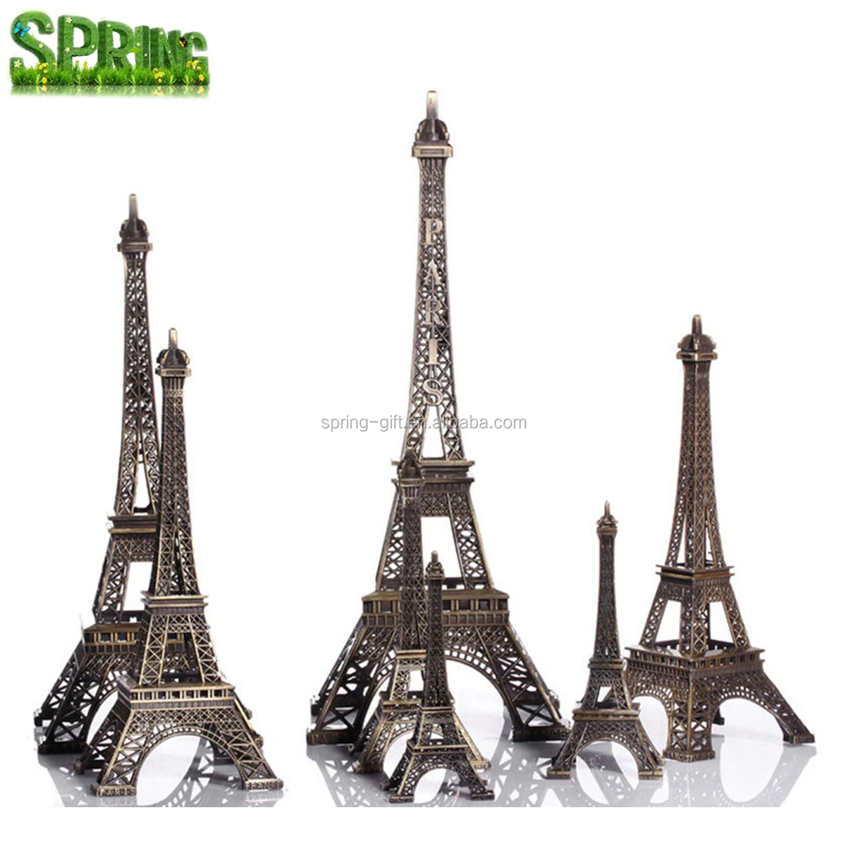 Wedding Decoration  Gift Art  Collectible Holiday Decoration & Gift  Advertising  Souvenir Eiffel Tower in Golden Silver Paris