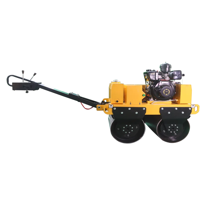 Walking behind single cylinder diesel engine roller compactor factory price