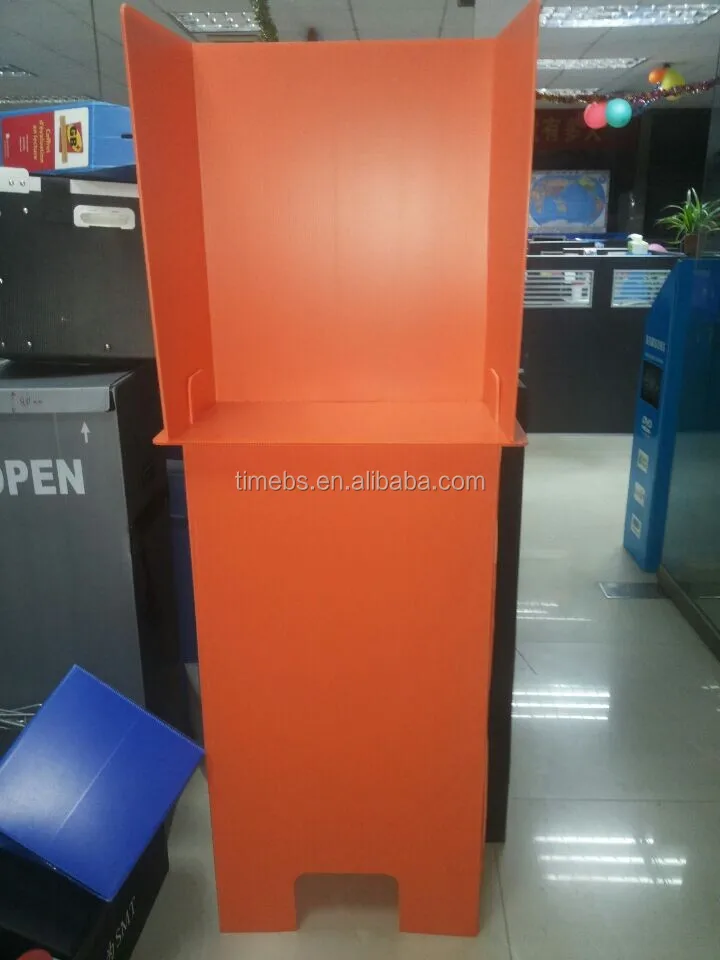 Portable Corflute Plastic Cardboard Polling Booth Collapsible Voting Booth