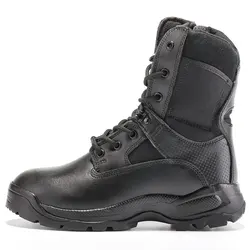 Waterproof Black Boot Hiking shoes tactical training shoes for men