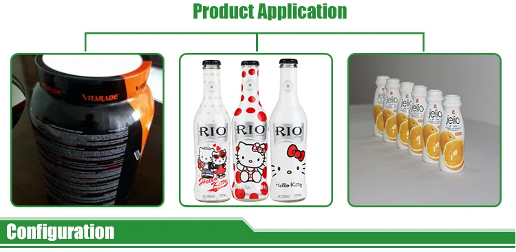 sleeve label applicator machine/ shrink tunnel heat shrink tube machine