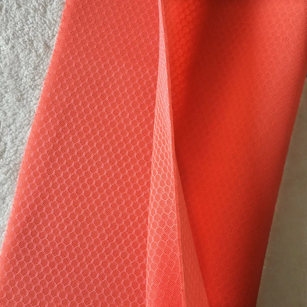 Оптовая продажа дышащая шестиугольная 3D Сэндвич-сетка сотовая сетчатая ткань