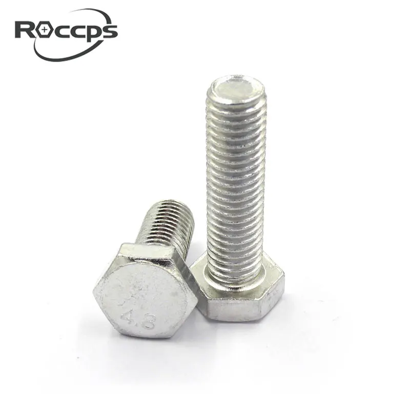 M12 grade 4.8 Hot dip galvanized coating hex bolt and nut