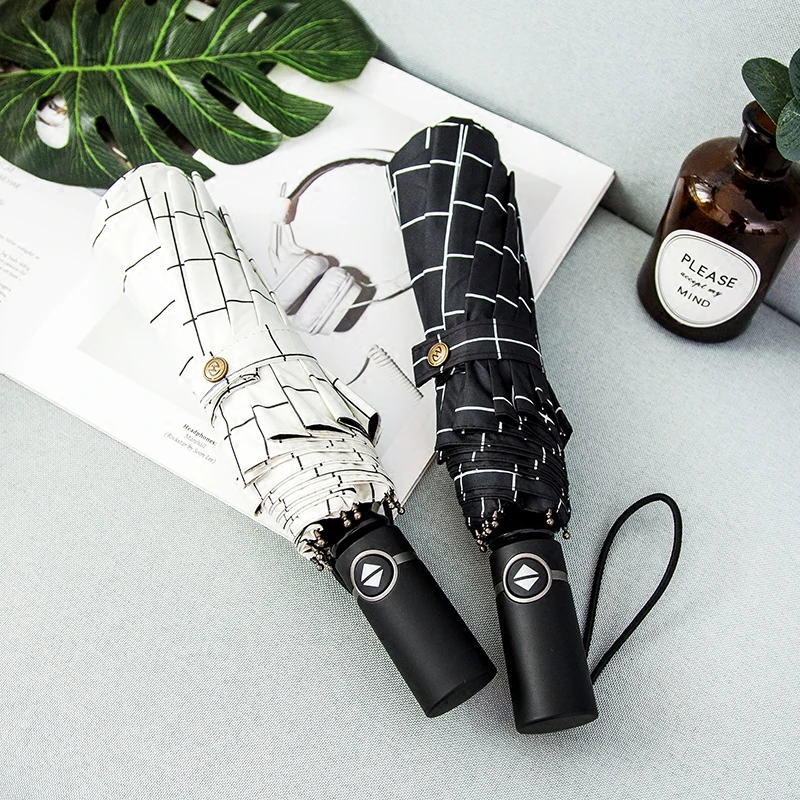 Rounded Edges Mini Green Foldable Umbrella