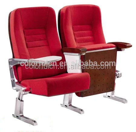 
With Cup Holder Cinema chair Wood Church Auditorium Chairs(YA-203B) 