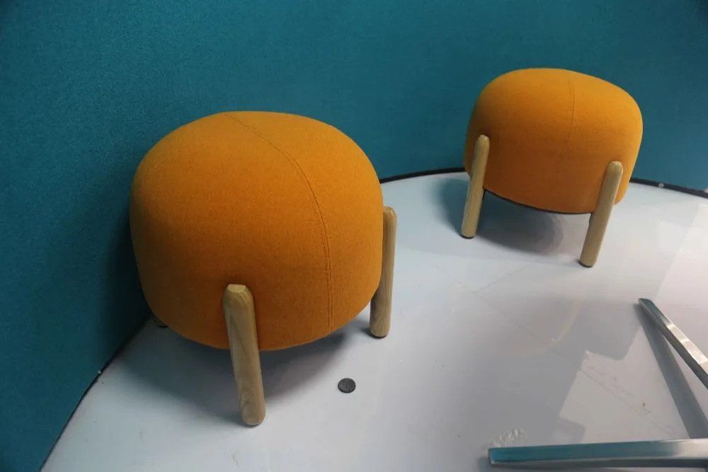 New Round Kids Seat Chair Foot Stool Ottoman pouf