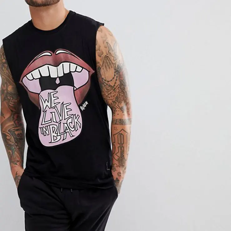 
Создай свой собственный майка Стрингера характеристики ковриков с печатью под заказ, майка для занятий в спортивном зале для мужчин 