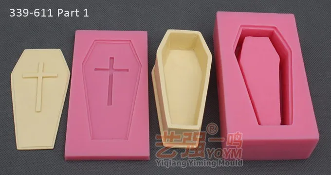 
silicone coffin cake mould,halloween cake decorations,silicone zombie mould 