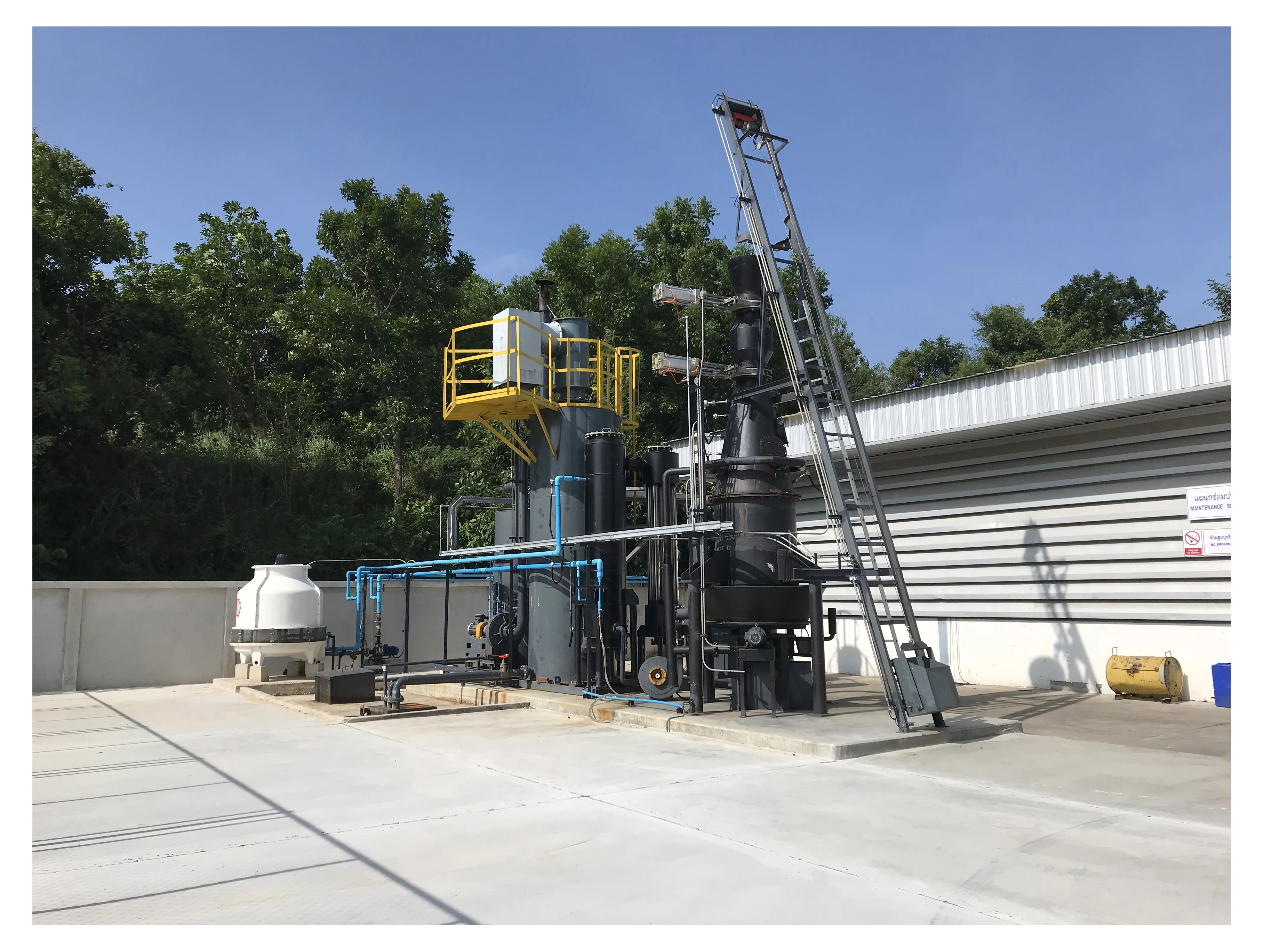 Cashew Nut Shell gasification electricity efficiency