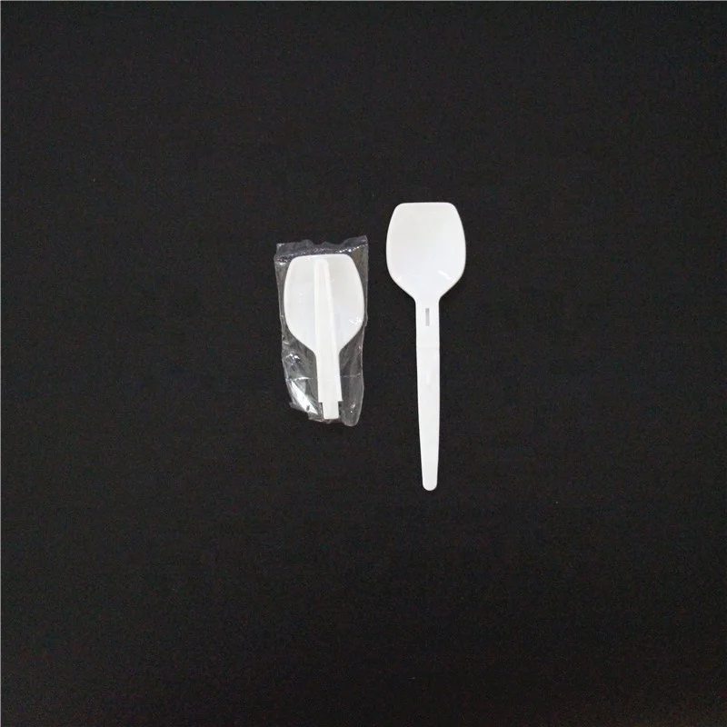 Eco-Friendly Ice Cream Foldable Spoon Disposable Folding Plastic Spoon Small Folding Spoons