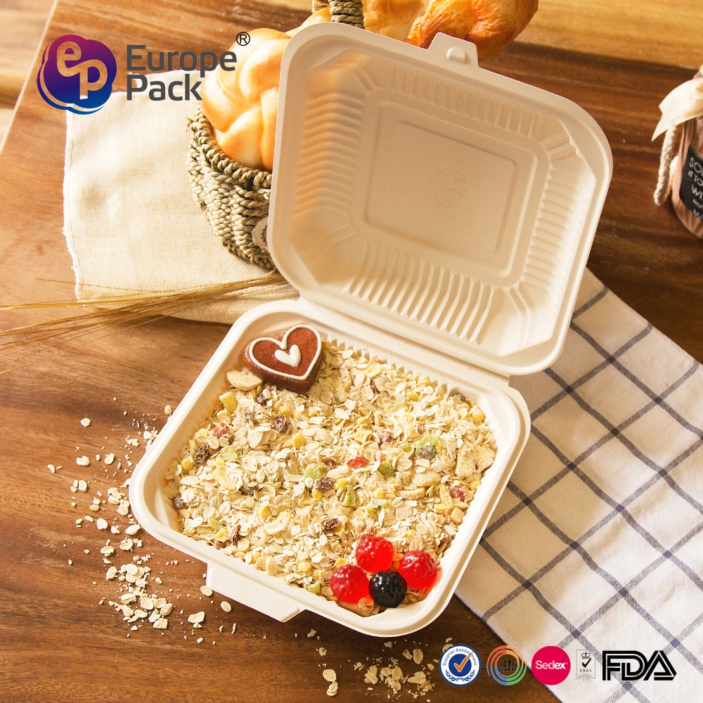 Alibaba большой экологической биоразлагаемых эко-ланч для упаковки