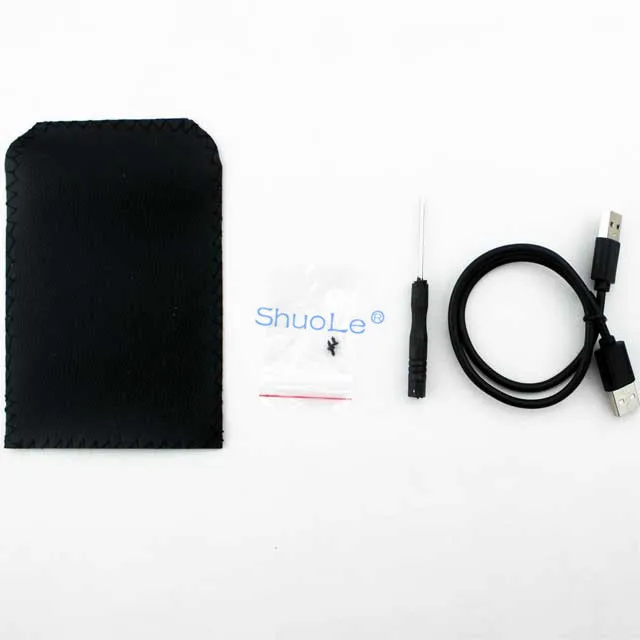 2,5-дюймовый корпус для жесткого диска thunderbolt, алюминиевый корпус для жесткого диска USB 2,5, корпус для внешнего жесткого диска