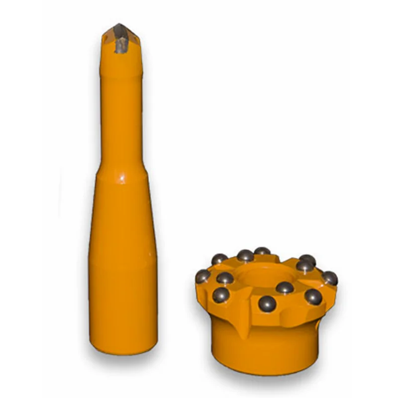 6 Degree Mining Tools Hard Rock Tungsten Carbide Tipped Pilot Adapter Reaming Button Bit Rock Drill Bits For Stone