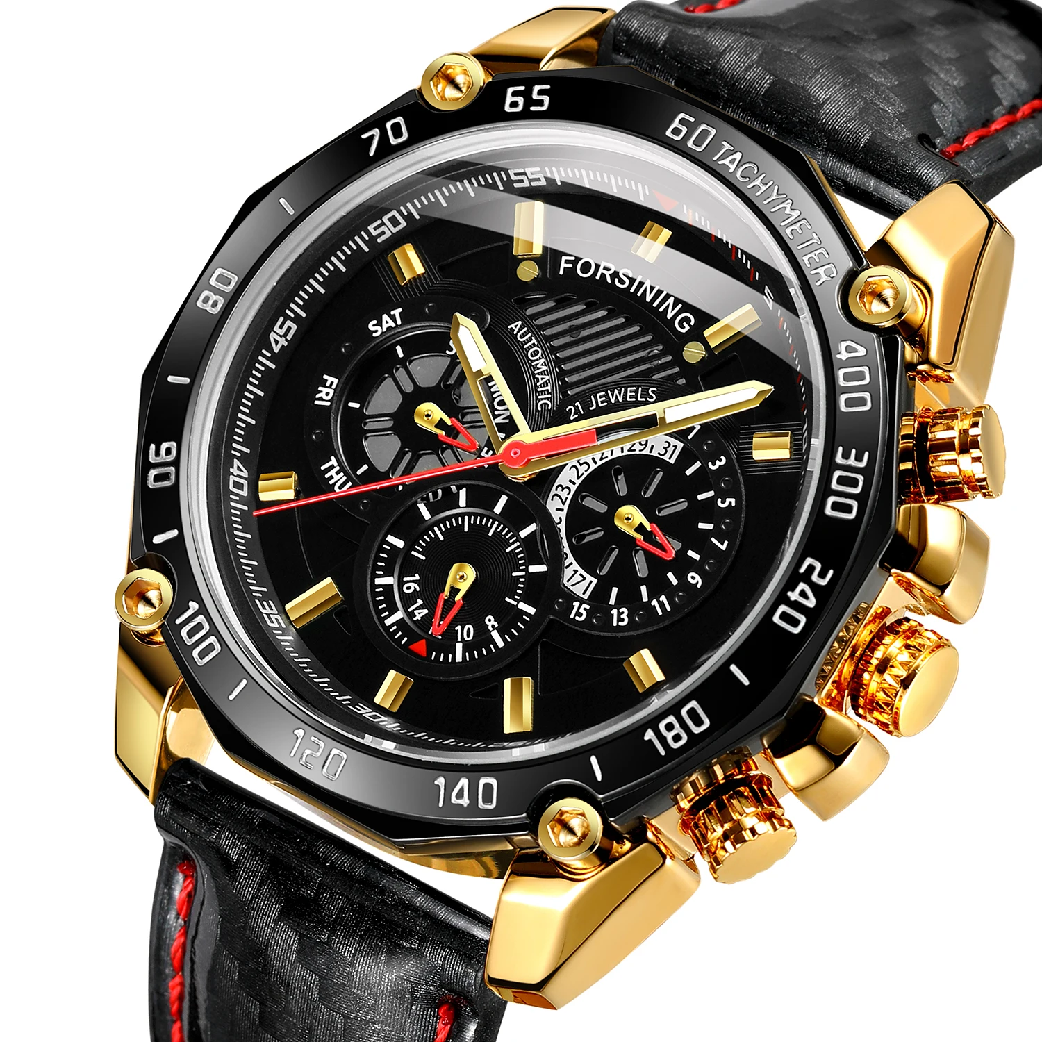 2023 Forsining new design luxury men watch 3 ATM water resistant automatic movement relogio masculino