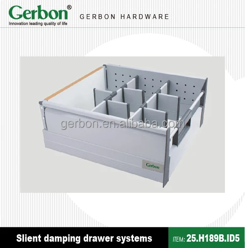 
189mm height silent Damping Drawer tandem box 