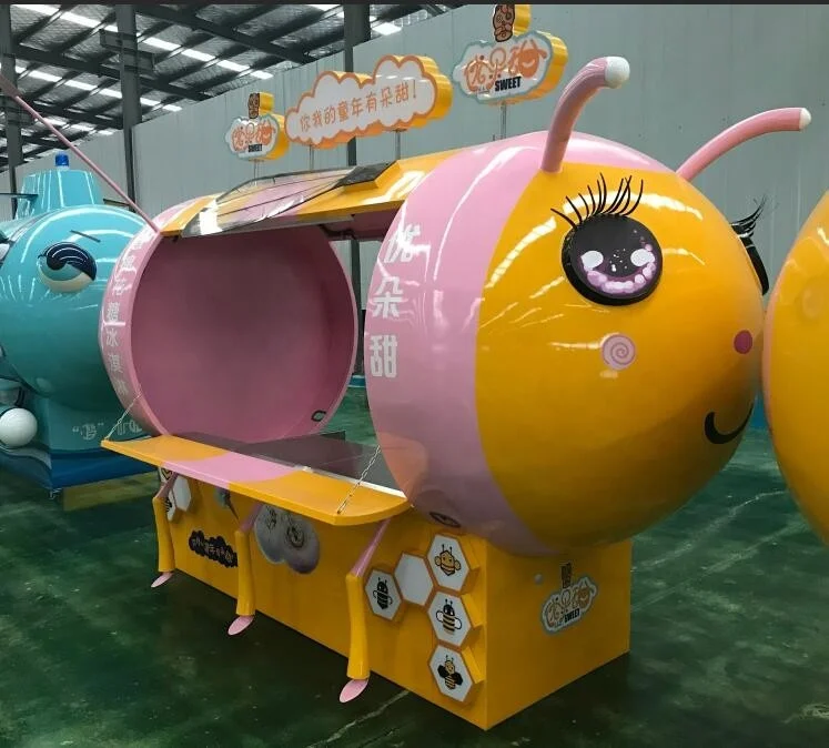 WNP bert bee food truck in USA solar food truck for sale toys three wheeler popcorn top rated cargo bike coffee trailer