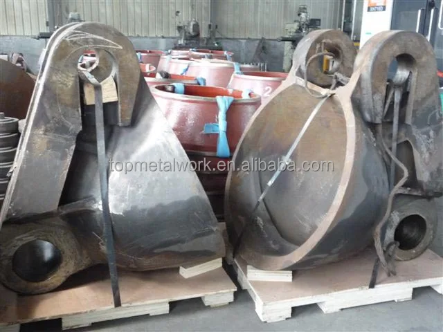 Dredge bucket dredger components