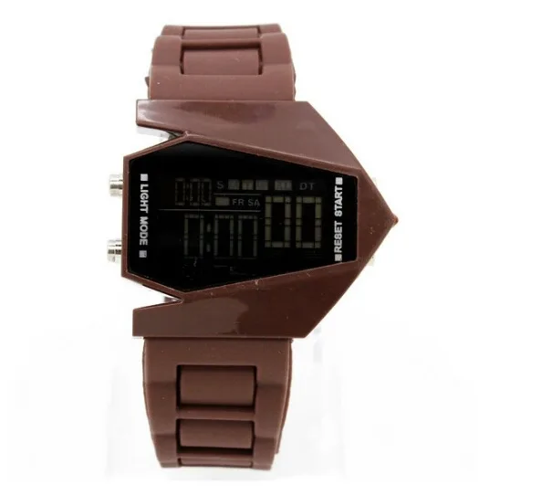 Fashion Multifunction changed light color Silicone rubber kid watches alarm kids wrist watch