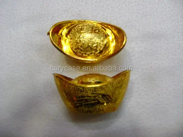 Golden bar,silver ingots , great wealth for the dead people