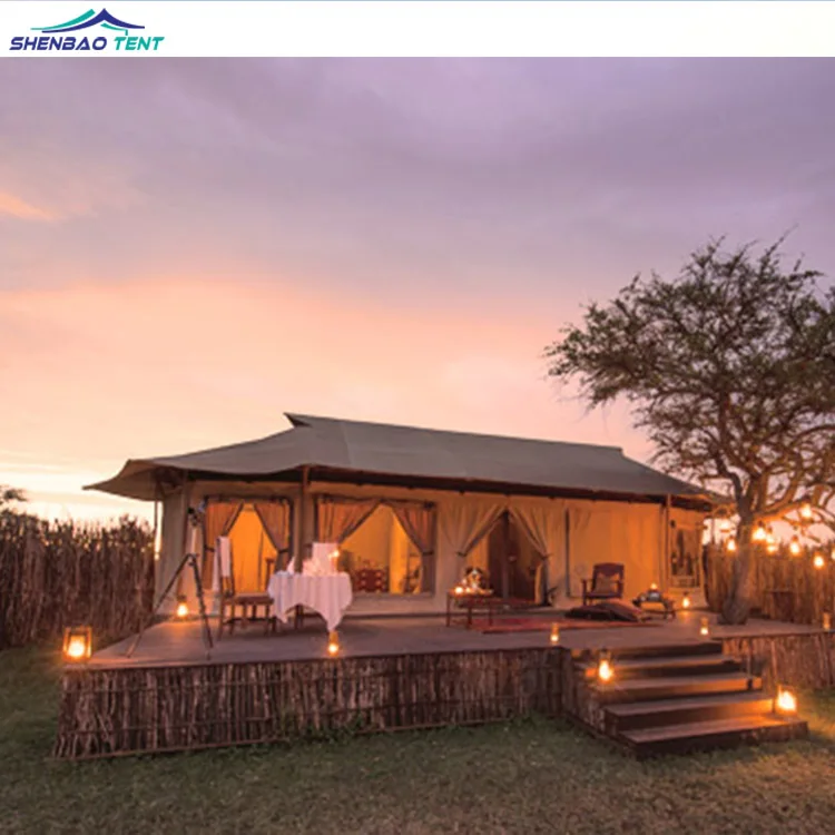 High Quality Pvdf Luxury Outdoor Resort Glamping Membrane Strructure Hotel Tent