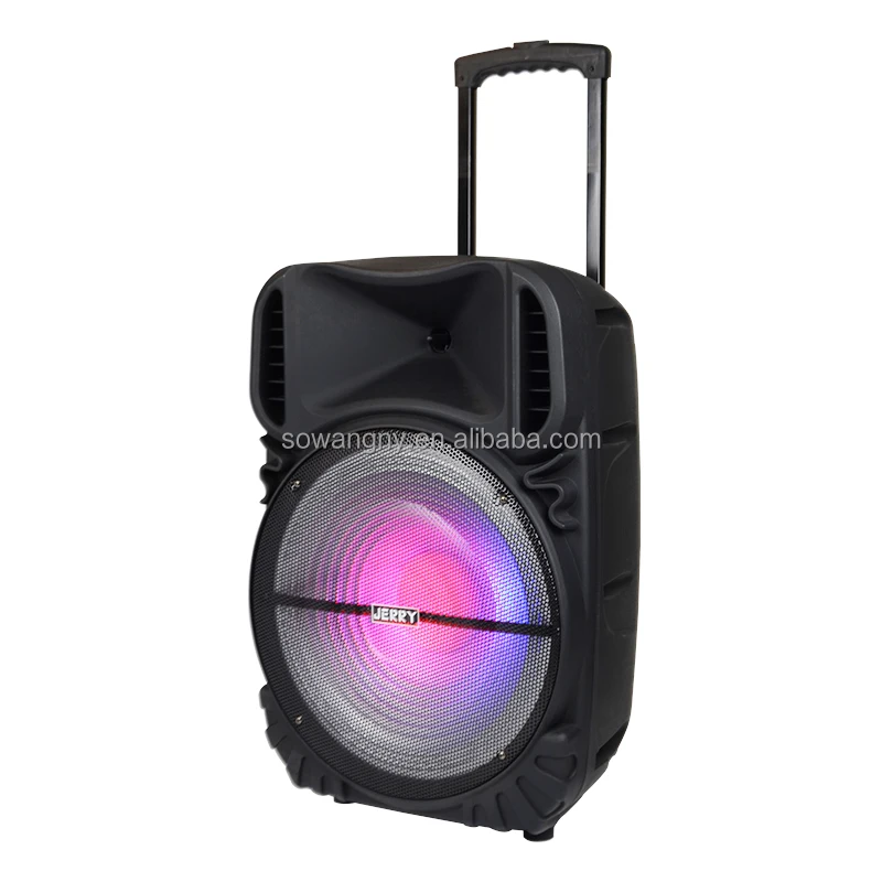Jerry JR-Q5 karaoke speaker15 inch DJ rechargeable portable speaker