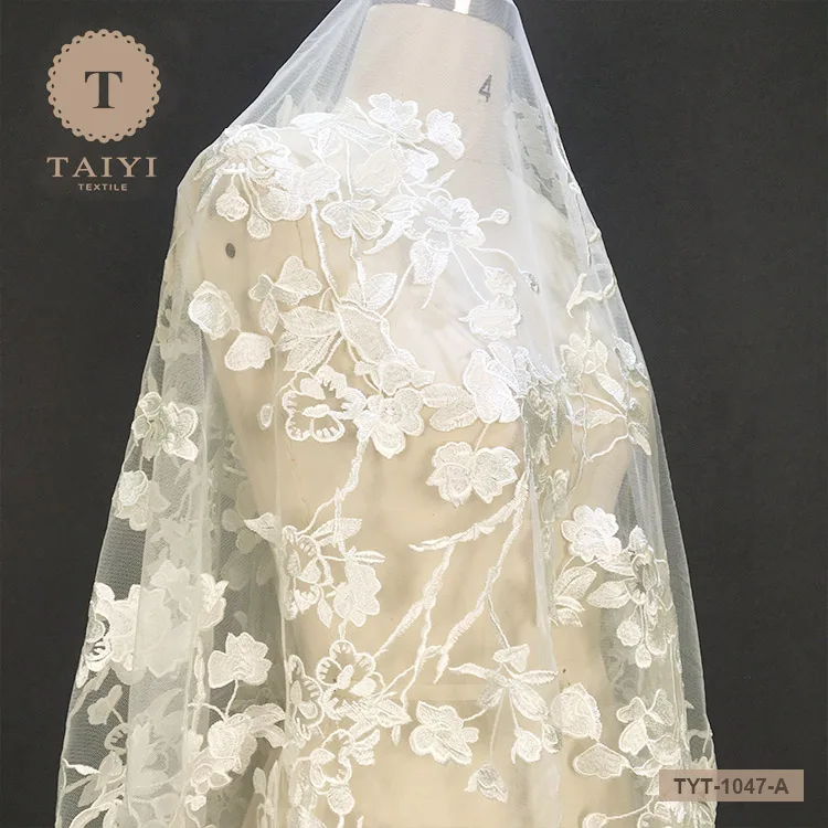 2018 High Quality Embroidery Tulle Lace