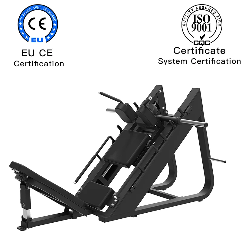 Hot Selling Commercial Gym Fitness Equipment 45 Dergree Leg Press Hack Squat Machine